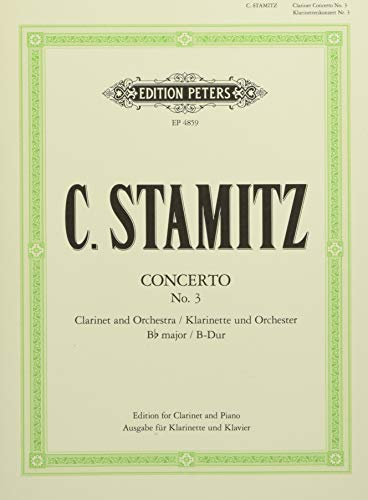 Konzert 3 B-Dur - Klar Orch. Klarinette, Klavier