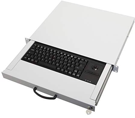Aixcase Tastatur rack-montierbar PS/2 USB Deutsch
