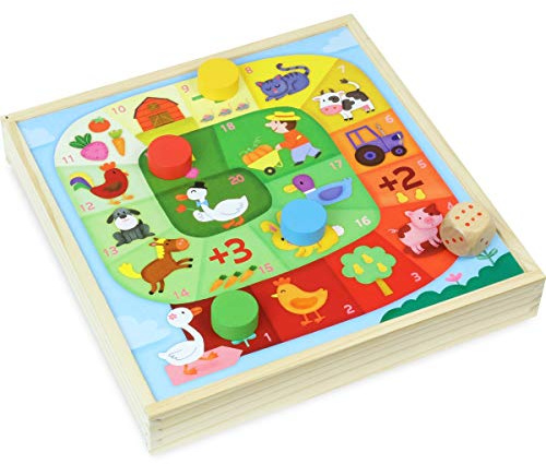 Vilac Vilac6223 Farm Tiny Tots Game Set
