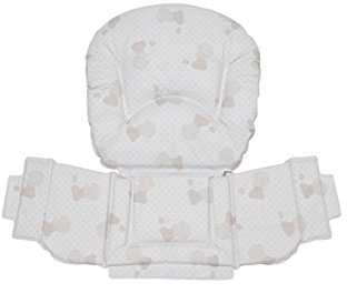 Foppapedretti Cuscino Imbottito Ricambio Originale per Seggiolone IlSediolone, per bambini, in Morbida Spugna Rivestita in PVC, Igienico Lavabile e Anatomico, Seduta Confortevole, Dolcecuore