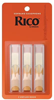 RICO Blätter für Sopransaxophon Stärke 2.5 (3 Stück)