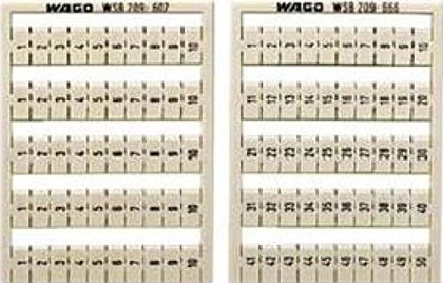 WAGO Kontakttechnik WSB-Bezeichnungssystem 209-604