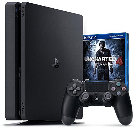 PlayStation 4 Slim 500GB Console - Uncharted 4 Bundle