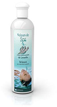 Camylle - Velours de Spa Lavande - Fragrance à base d'Huiles Essentielles 100% Pures et Naturelles pour Spa - Relaxant aux arômes frais et apaisants - 250ml