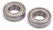 sourcing map 2 Stücke Kugellager 6003Z Edelstahl Motorrad Rillenkugellager 35 x 17 x 10 mm