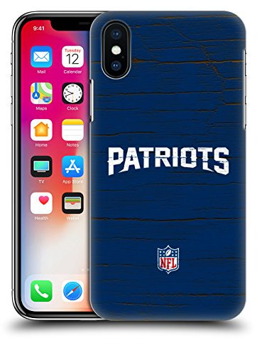 Head Case Designs Offizielle NFL Verzweifelter Look New England Patriots Logo Harte Rueckseiten Handyhülle Hülle Huelle kompatibel mit Apple iPhone X/iPhone XS