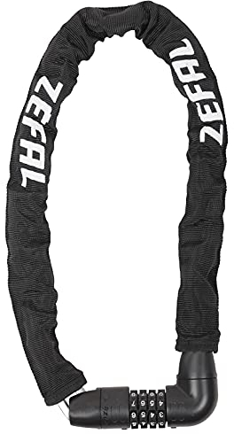 ZEFAL K-Traz M12 Cable Antirrobo Bicicleta, Negro, 80 cm