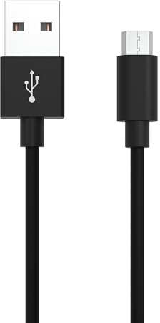 ANSMANN Micro-USB Daten- und Ladekabel / Hochflexibles Kabel aus TPE-Kunststoff mit gespritzter Zug-Entlastung / Für Smartphones Tablets Spielekonsolen Kameras Powerbanks etc / 200 cm Länge