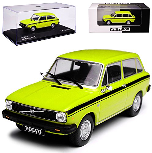 Whitebox Volvo 66 DAF 66 2 türige Limousine Kombi Gelb Grün 1975-1979 limitiert 1 von 1000 Stück 1/43 Modell Auto