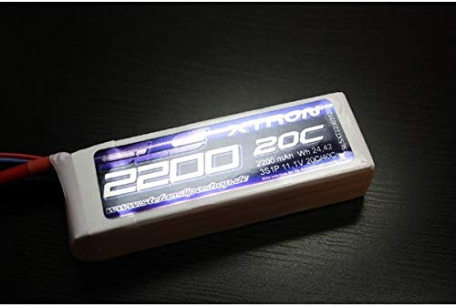 SLS XTRON Lipo Akku 2200mAh 3S1P 11,1V 20C/40C XT60 SLSXT22003120 XT-60