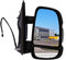 BESTPRICE 1x Elektrischer Außenspiegel rechts beheizbar Seitenspiegel konvex mit Weitwinkelspiegel mit Weitwinkelspiegel Kompatibel mit CITROËN JUMPER Bus, JUMPER Kasten, JUMPER Pritsche, FIAT DUCATO