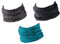 Hilltop 3 x Motorrad Multifunktionstuch, Schlauchtuch, Sport-Halstuch, Bandana / 3-er Set in aktuellen Designs, 3er Set:Grey Blue Selection