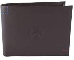 Sergio Tacchini Portefeuille Slim pour Homme en Cuir véritable, avec Fentes Porte-Cartes