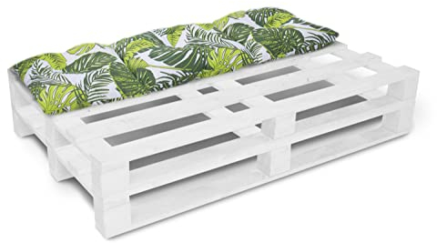 Amilian Palettenkissen 120 x 40 Sitzauflage Sitzkissen für Europaletten Palettensofa Palettenmöbel Balkon Kleine Couch Outdoor Sessel oder kleines Sofa für Jugendzimmer