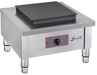 Réchaud Electrique Professionnel 380 V - 1 Plaque Carrée 400 x 400 mm - Sofraca