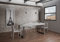 IMAGO FACTORY Tekna Ausziehtisch Tischplatte Weiß Esche 90 x 180 cm, ausziehbar bis 284 cm, Metallrahmen anthrazit