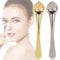 Eye Massage Roller - 2Pcs Eye Cream Spoon for Dark Circles and Puffiness - Eye's Cream Makeup Spatula for Anti Wrinkle Aging Fatigue Relief