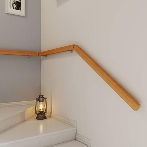 Handlauf - Komplettes Set, rutschfeste Holztreppen-Handläufe, an der Wand Innen-Loft-Geländer für ältere Menschen, Korridor-Stützstange (Size : 100cm)