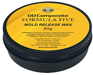 DD Composite Trennwachs 80g Formula-Five Mold Release Wax hochwirksame Trennwirkung leicht zu polieren Carnauba Wachs für Mehrfachentformung