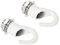 YOKIVE 2pz Lega M10 Soffitto Gancio, Placca Sospensione Apparecchi Gancio | Sospeso Lampadario Luce, Ottimo per Casa (Bianco, 0,91x1,22-)