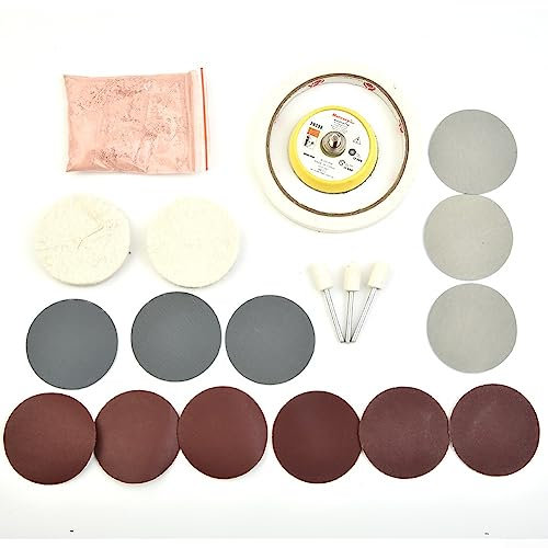 DAZZLEEX 20 Teile/Satz Uhr Glas Polieren Reinigung Kratzer Entfernen Polieren Werkzeuge Polieren Glas Reinigung Uhr Kit