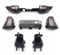 JMXLDS 6PSC Replacement LB RB LT RT Bumper Button Shoulder Trigger Button with Top Middle Bar Cover LT RT Button Bracket for Xbox One Elite Series 2 Wireless Controller Model 1797