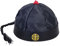 rockible Chinesischer orientalischer Hut, chinesischer Kaiserhut mit Pferdeschwanz, Party-Cosplay-Kappe für Theater, Schwarz 54cm
