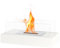 NEWIMAGE Rechteckige Tisch-Feuerschale 35 cm Tragbarer Tischkamin – Sauber brennender Bio-Ethanol-Kamin Ohne Abzug für Innen und Außenterrassen Partys Veranstaltungen (Weiß)