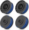 Coupe Bordure Bobine,4 Pièces Φ1.5mm 8.30 m RAC123 Recharge Bobine Fil pour Coupe-Bordure,Bobine pour débroussailleuses Ryobi RLT4027, RLT4125, RLT5027, RLT6030, RLT5127, RLT6130
