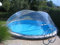 Trendpool Cabrio Dome Überdachung Pool Abdeckung für Stahlmantelbecken rund Ø 400-420 cm
