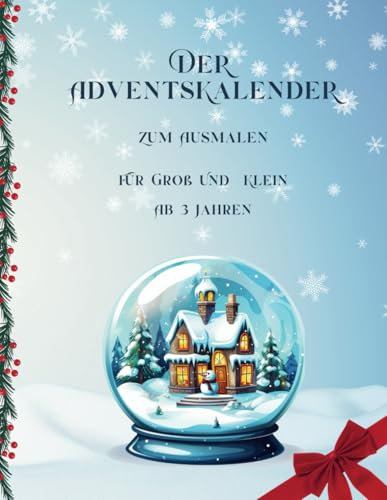 Der Adventskalender: zum ausmalen