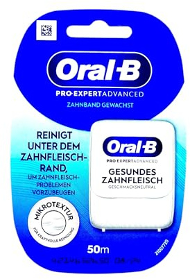 Oral-B Pro-Expert Advanced Zahnband Gewachst, Gesundes Zahnfleisch, geschmacksneutral (0.08 l)