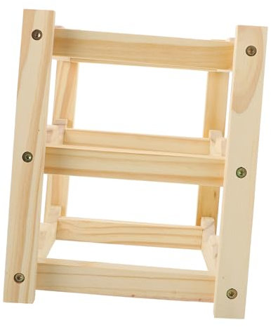 MOLUCKFU Holz-weinregal Für Rotwein Elegantes Weinflaschenregal Weinregal Keller Weinflaschenhalter Wand Praktisches Weinregal Für Haushalte