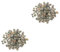 Sosoport 2 Ensembles Conque Naturelle Réservoirs Service Poisson Rouge Aérateur De Bassin Mangeoire Plage Chauffage Décorations D'aquarium Coquilles Lumières D'aquarium Crabe 100 Pièces * 2