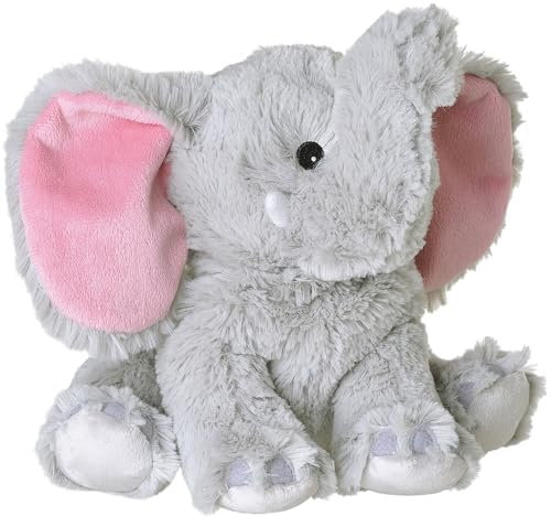 Peluche Térmico, Peluche Terapéutico con Aromaterapia de Lavanda: Relleno de Semillas, Apto para Microondas, Calor y Frío, Ideal para Niños y Adultos (ELEFANTE)