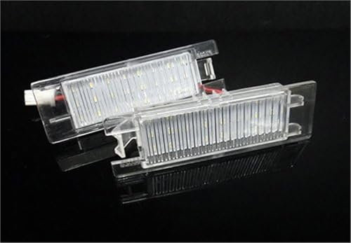 Vuzmode 2x LED Licence Number Plate Light White Canbus, for Astra H J Corsa C D E Insignia Meriva B Zafira Astra K License Plate Bulbs