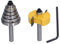 Rabbet Router Bit 1 / 4in Shank | 6 Bearings for Woodworking | Carbon Steel Milling Cutter for Hardwood / Softwood | 1 - 3 / 8in Diameter