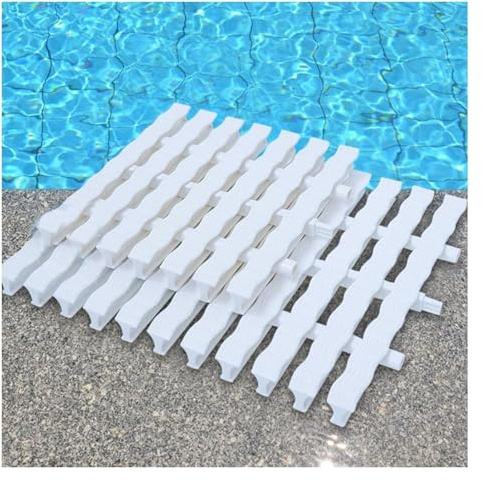 MMDXDLX Modulo Rejilla Transversal Rejilla de canaleta for Piscina, Drenaje de Tres interfaces, Drenaje for entradas de vehículos, Patios y terrazas.(30x 100cm,8 Pieces)