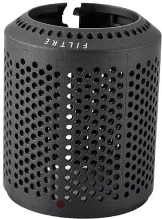 Hoite Copertura filtro esterno per asciugacapelli Supersonic HD01 HD03 HD08 HD15 Schermo antipolvere in rete Design ad apertura parziale Materiale PA Grigio