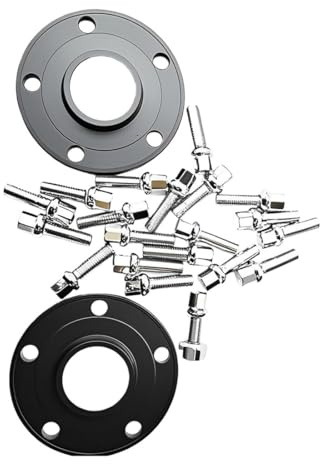 Spurplatten 66,6 Hubcentric Ring 5X112 Spurverbreiterung 12mm 2 Stück Mit 10 12x1,5 Schrauben Für C-Klasse Für AMG