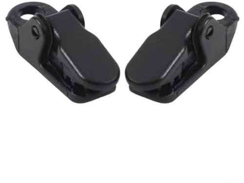 50 Pcs Tent Tarp Clips Plastic Style Clamps for Awning Canopy Marquee Shade Sail Fixings Camping Hiking Gear Accessories Black Transparent(black)