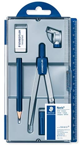 STAEDTLER 550 60 S1 Noris Club Schulzirkel-Set 6-teilig