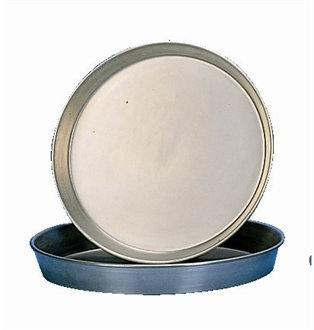 Stalwart CB145 Iron Pizza Pan, 1.5 Deep, 7 Diameter, Black