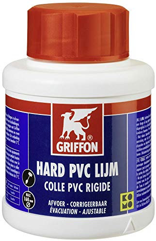 Bison PVC-lijm Hard 100 ml + kwastje