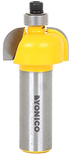 Yonico 13153 - Cove Edge Forming Router Bit, Radius: 5/16 - 1/2 Shank