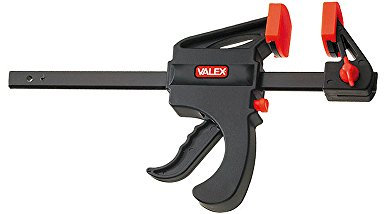 Valex Morsetto Reversibile a Sgancio Rapido, Nero, 1 kg, 45 mm, Art. 1454585