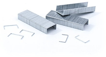 Pavo 8043057 Heftklammern für Büroheftgerät, Nummer 10, Verzinkt, 1000 Stück