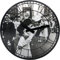 NeXtime Wanduhr KISS ME IN NEW YORK, lautlos, rund, mit 3D-Motiv, ø 39 cm