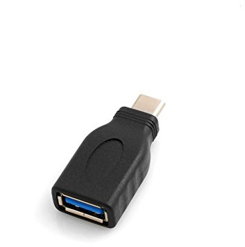 System-S OTG On The Go Host Adapter Stecker USB Typ C 3.1 auf 3.0 Typ A Buchse (5 GBit/s)