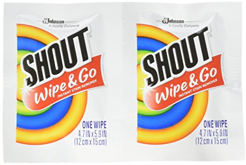 Shout Instant Stain Remover Towelette Wipes (80 Count)